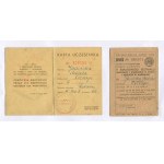 V Światowy Festiwal Młodzieży i Studentów Warszawa 1955. Karta uczestnika i uprawnienie do bezpłatnego przejazdu pociągiem pasażerskim