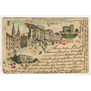 [pocztówka] Gruss aus Liegnitz (Pozdrowienie z Legnicy) [1901]
