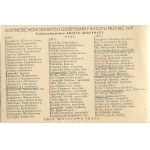 [Maciejowski] Zaproszenie dla Józefa Maciejowskiego (1897-1945) na tradycyjną zabawę karnawałową Śledź-Bridż w Garnizonowym Kasynie Podoficerskim [Białystok 1938]