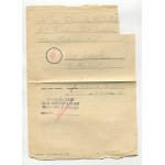 [zestaw 10 listów] Korespondencja Tadeusza Fabisińskiego, kierownika szkoły w Byczynie, z obozów koncentracyjnych Dachau i Mauthausen [1940-1944]
