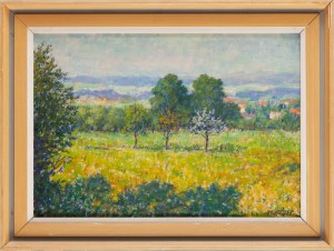 Josef ARNET (1906-?), Landscape from East Bohemia