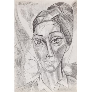 Jerzy FACZYŃSKI (1917-1994), Portrét mladej ženy, 1968