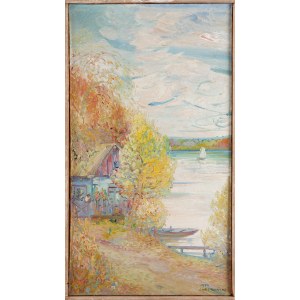 Irena KRZYWIŃSKA (1922-2017), Landscape by the Lake, 1979