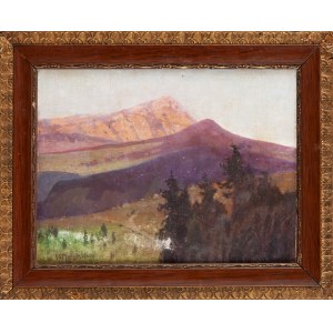Carl Ernst MORGENSTERN (1847-1928), Landscape in the mountains