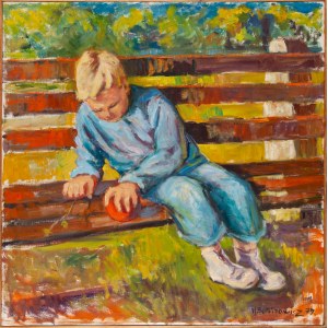 Hanna SOSINOWICZ (1919 - 1989), On the bench, 1979