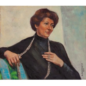 Hanna SOSINOWICZ (1919 - 1989), Portrét dámy, 1977