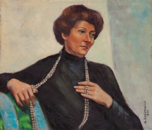 Hanna SOSINOWICZ (1919 - 1989), Portret Damy, 1977