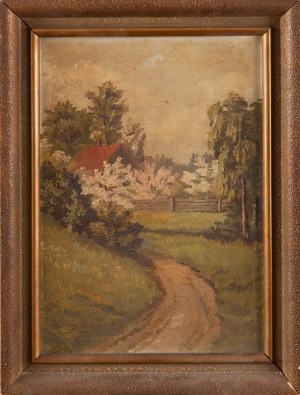 Painter unspecified (19th-20th century), Path, 1896(?)