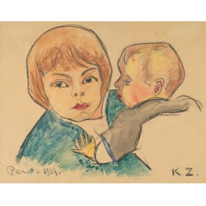 Kazimierz ZIELENIEWSKI (1888-1931), Motherhood (1924)