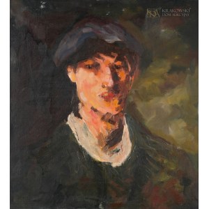 Michał ŚWIDER (1962-2019), Autoportrét v sutane (asi 1980)