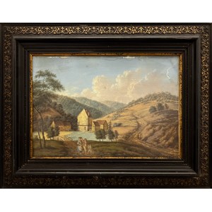 MN (19th century), Rural landscape with staffage