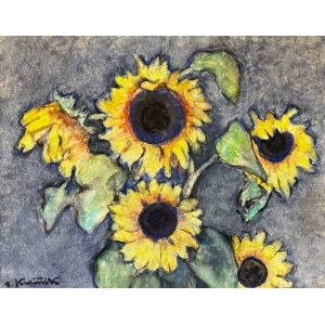 Zdzislaw KRAŚNIK (1881 - 1964), Sunflowers