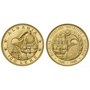 Albania, 100 lekë, 1988, Budapest