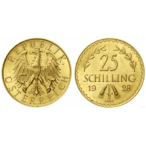 Rakousko, 25 šilinků, 1928, Vídeň