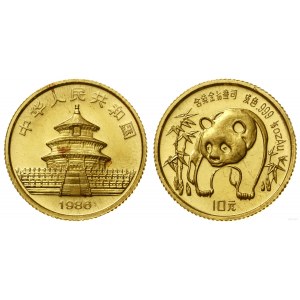 Čína, 10 jüanov, 1986