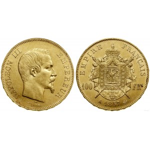 Francie, 100 franků, 1857 A, Paříž