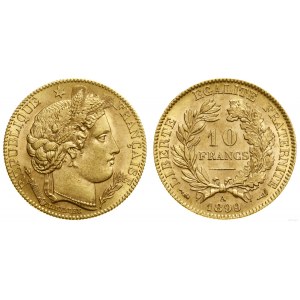 Francja, 10 franków, 1899 A, Paryż