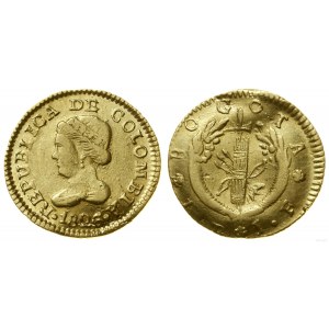 Kolumbien, 1 Peso, 1826, Bogota
