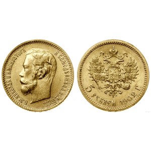 Russia, 5 rubles, 1902 AP, St. Petersburg