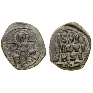 Byzanc, anonymní follis (připisovaný Konstantinu IX Monomachovi), 1042-1055, Konstantinopol