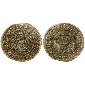 Poľsko, šiling, 1539, Gdansk