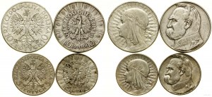 Polska, zestaw 4 monet, 1933-1936, Warszawa
