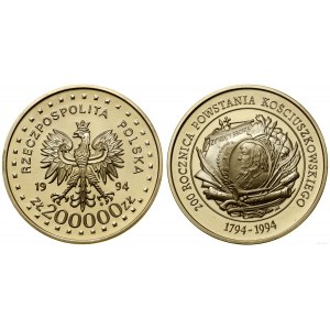 Poľsko, 200.000 PLN, 1994, Varšava