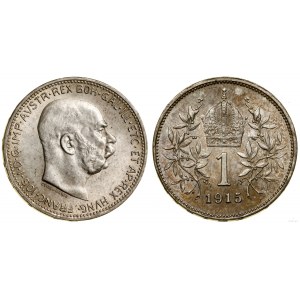Rakúsko, 1 koruna, 1915, Viedeň