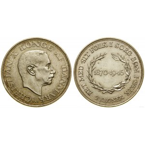 Dänemark, 2 Kronen, 1945, Kopenhagen
