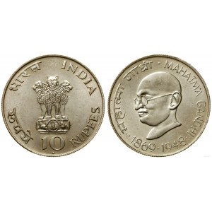 India, 10 rupií, 1969