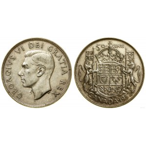 Canada, 50 cents, 1952, Ottawa