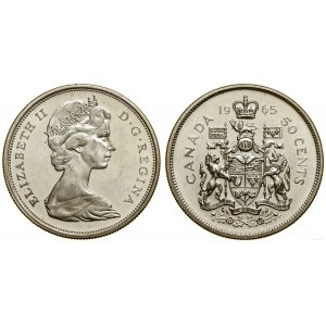 Kanada, 50 centów, 1965, Ottawa