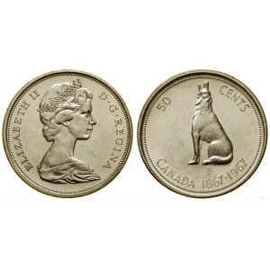 Kanada, 50 centów, 1967, Ottawa