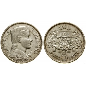 Lotyšsko, 5 lats, 1929, Londýn