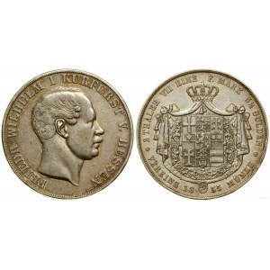 Německo, dva dolary = 3 1/2 guldenů, 1855, Kassel