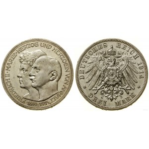 Nemecko, 3 marky, 1914 A, Berlín