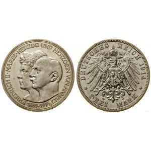 Germany, 3 marks, 1914 A, Berlin