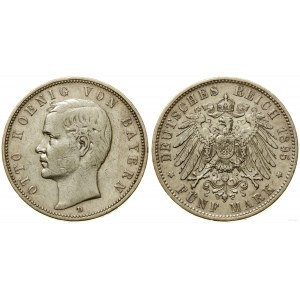 Německo, 5 marek, 1895 D, Mnichov