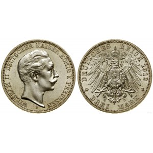 Germany, 3 marks, 1912 A, Berlin