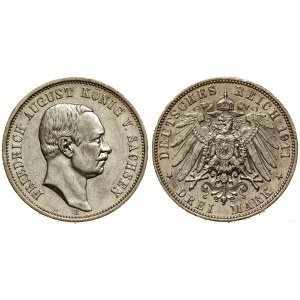 Niemcy, 3 marki, 1911 E, Muldenhütten