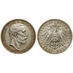 Německo, 3 posmrtné známky, 1909 A, Berlín
