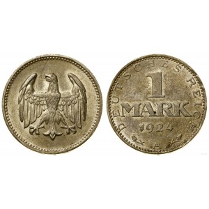Niemcy, 1 marka, 1924 A, Berlin