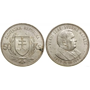 Słowacja, 50 koron, 1944, Kremnica