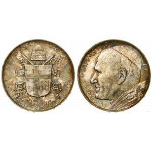 Watykan (Państwo Kościelne), 500 lirów, 1980 (ANNO II), Rzym