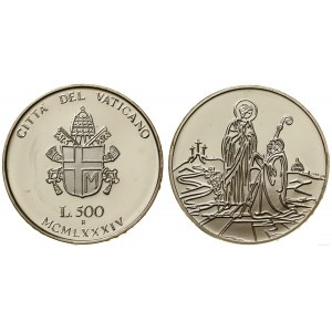 Vatikán (cirkevný štát), 500 lír, 1984, Rím