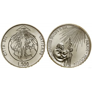 Vatican (Church State), 500 lira, 1994 R, Rome.
