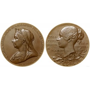 Veľká Británia, medaila k 60. výročiu vlády Viktórie, 1897