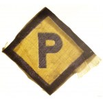 Polska, Legitymacja Związku Obrońców Lwowa oraz oznaka materiałowa P (Pole), 1937
