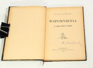 Jan Nałęcz Rostworowski Wspomnienia z roku 1863 i 1864 [1900, powstanie]