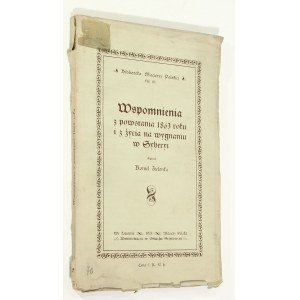 Kornel Zielonka Wspomnienia z powstania 1863 roku i życia na wygnaniu w Syberii [1913]